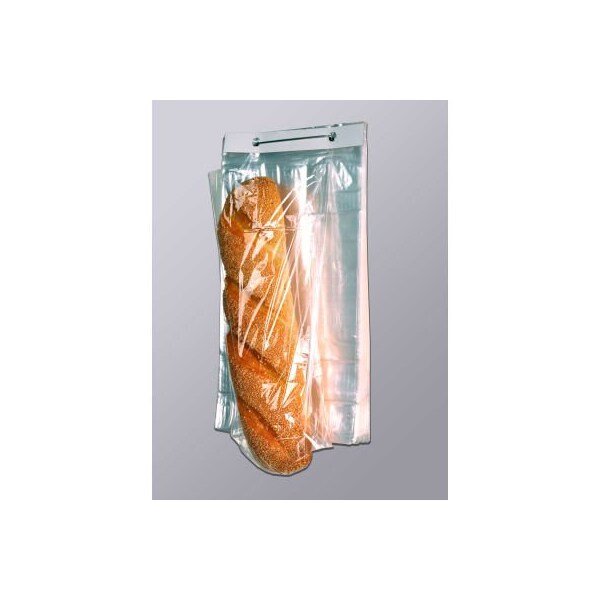 Lk Packaging Co Extruded Bottom Gusset Poly Bags On Wicket Dispenser, 9"W x 14"L, 1 Mil, Clear, 1000/Pack P10F0914+4BGW - main